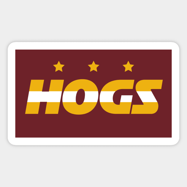 Washington Football Team Go Hogs Magnet by stayfrostybro